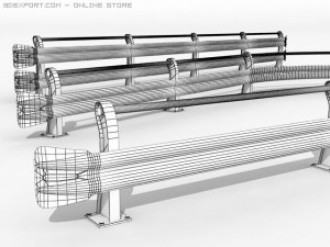 3 guardrails Modello 3D