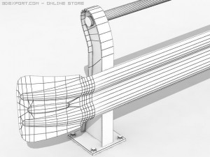 3 guardrails Modello 3D
