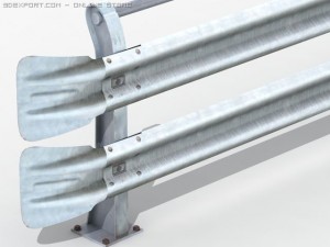3 guardrails Modello 3D