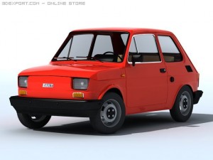 fiat 126 Modelo 3D