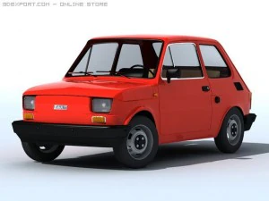 fiat 126 3D Model