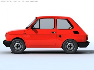 fiat 126 Modelo 3D