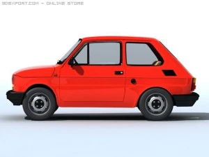 fiat 126 3D Model