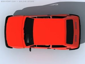 fiat 126 3D Model