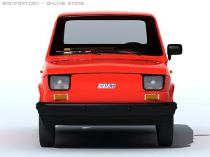 fiat 126 Modelo 3D