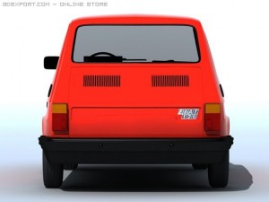 fiat 126 Modelo 3D