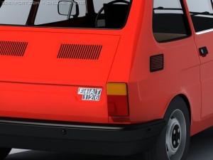 fiat 126 Modelo 3D