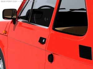 fiat 126 3D Model
