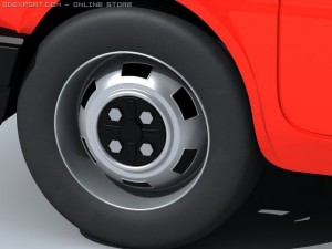 fiat 126 Modelo 3D