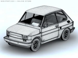 fiat 126 3D Model