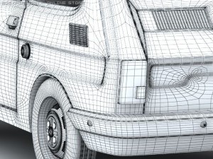 fiat 126 Modelo 3D