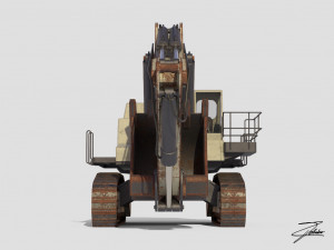 excavator liebherr 984 Model 3D