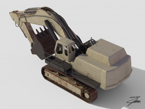 excavator liebherr 984 Model 3D