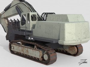excavator liebherr 984 Model 3D