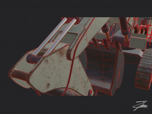 excavator liebherr 984 Model 3D