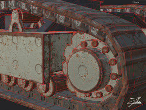 excavator liebherr 984 Model 3D