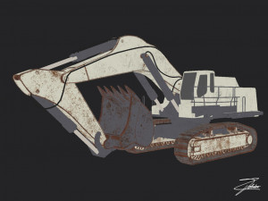 excavator liebherr 984 Model 3D