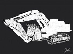 excavator liebherr 984 Model 3D