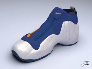 mike air flightposite Modelo 3D