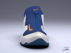 mike air flightposite Modelo 3D