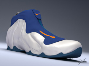 mike air flightposite Modelo 3D