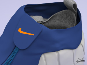 mike air flightposite Modelo 3D