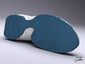mike air flightposite Modelo 3D