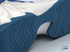 mike air flightposite Modelo 3D