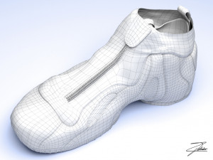 mike air flightposite Modelo 3D