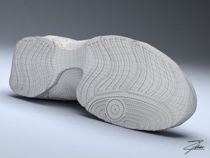 mike air flightposite Modelo 3D
