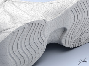 mike air flightposite Modelo 3D
