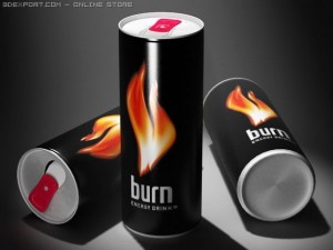 burn energy drink Modelo 3D
