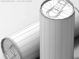 burn energy drink 3D Model