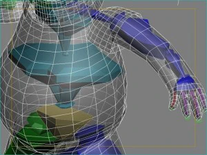 Homer simpson rigged 3D Model