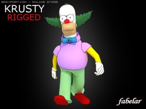 Krusty rigged 3D 模型