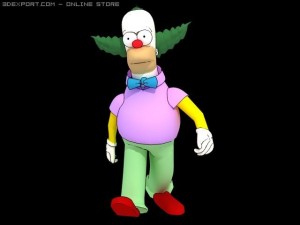 Krusty rigged 3D Model