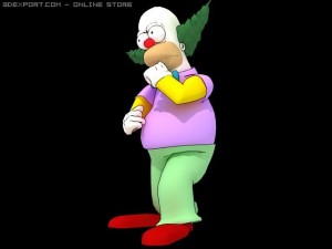 Krusty rigged 3D Model