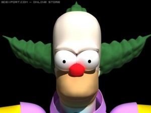 Krusty rigged 3D Model