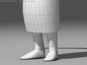 marge simpson rigged 3D Model