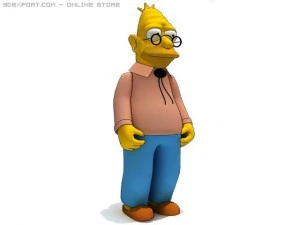 abraham simpson 3D Model