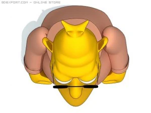 abraham simpson 3D Model
