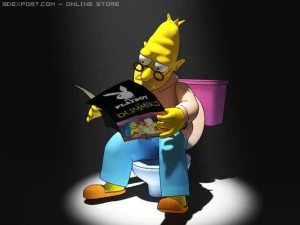 abraham simpson rigged 3D Model