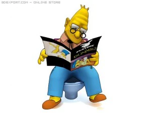 abraham simpson rigged 3D Model
