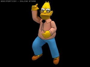 abraham simpson rigged 3D Model