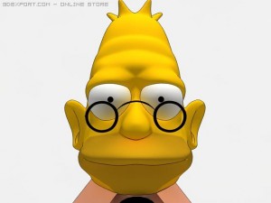 abraham simpson rigged Modello 3D