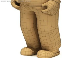 abraham simpson rigged 3D Model