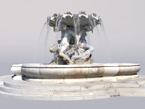 triton fountain 3D Model
