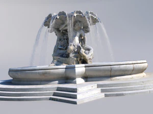 triton fountain 3D Model