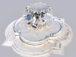 triton fountain 3D Model
