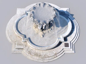 triton fountain 3D Model